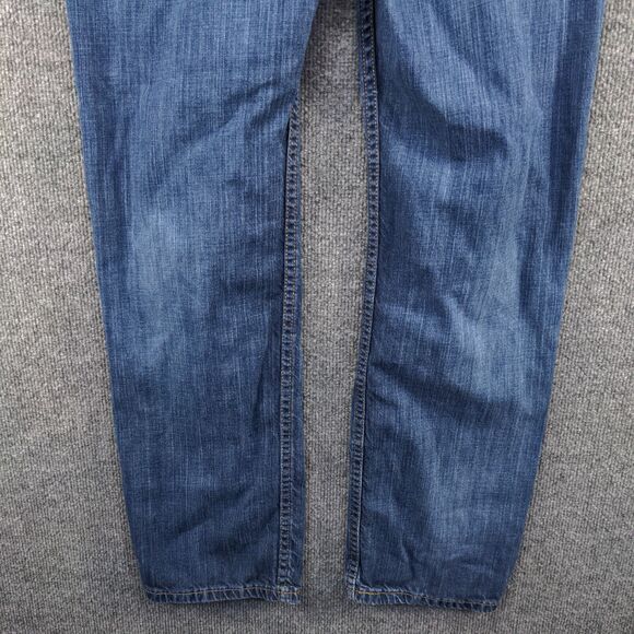 Levi's Men's 514 Jeans Blue 32x32 5-Pocket Whisker Medium Wash - Picture 6 of 12